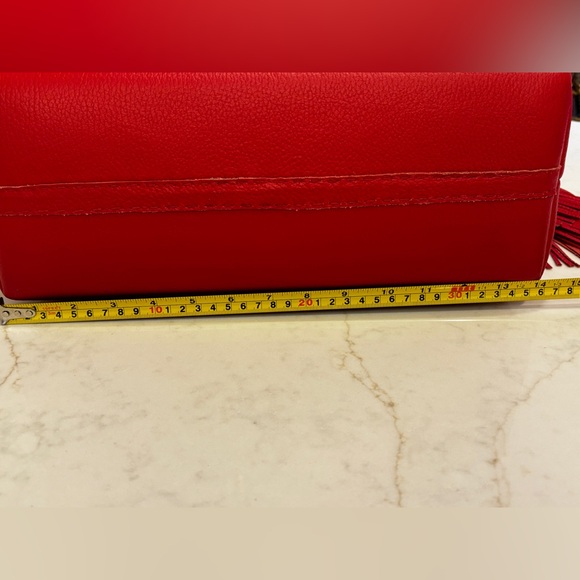 Custom, handmade red leather bag from Morocco - Picture 12 of 12